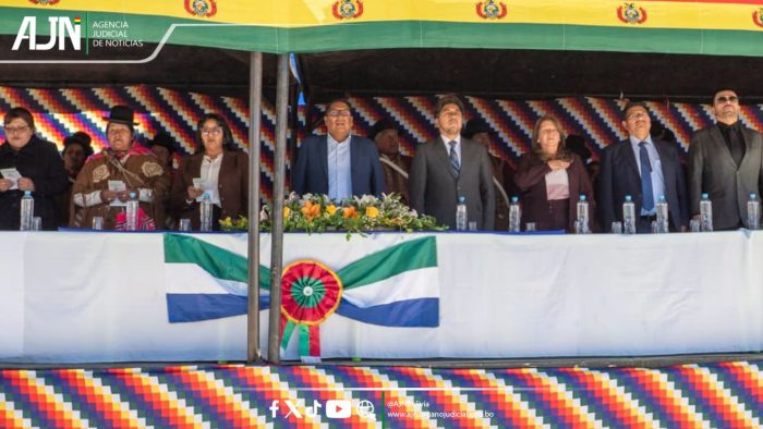Achocalla entrega predios para la construcción de Casa Judicial